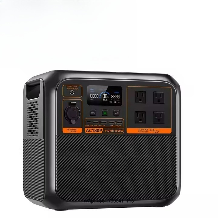 Renewable Energy Generation - Draagbare zonnegenerator AC180P 2000W draagbare krachtcentrale