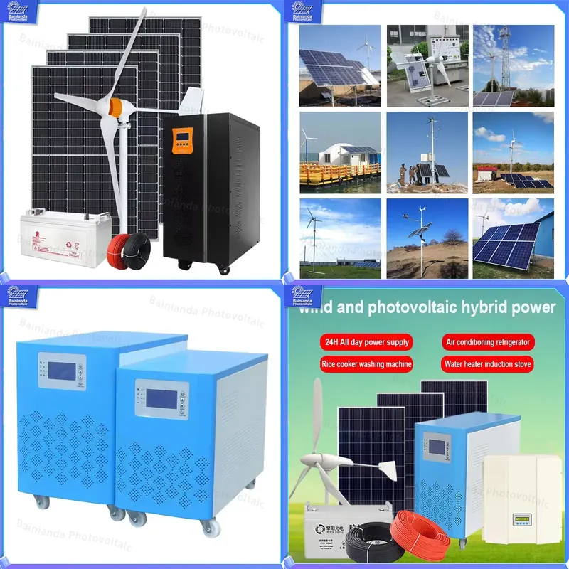 Renewable Energy Generation - 3KW 5KW 8KW Hybride Wind-zonne-energiesysteem MPPT-controller