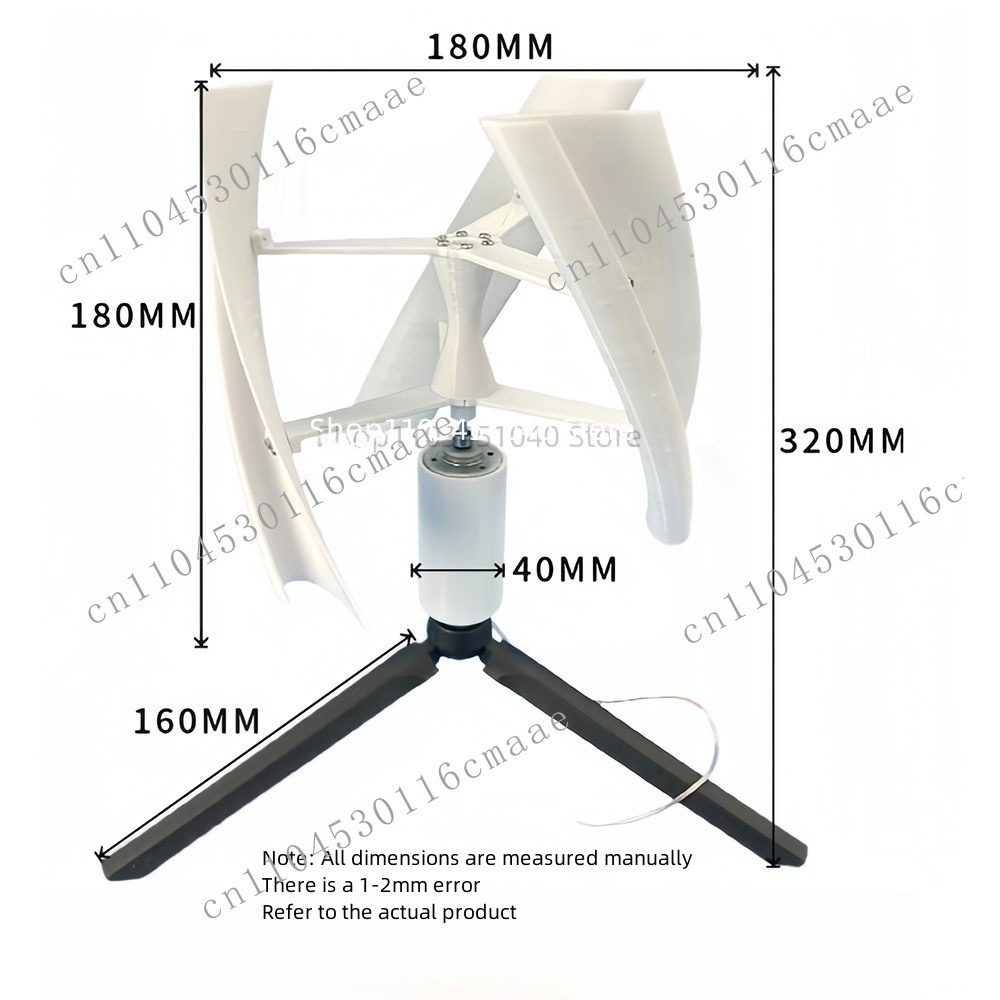 Mini Wind Turbine Vertical - Nieuwe DIY Windturbine Fan Blade Mini