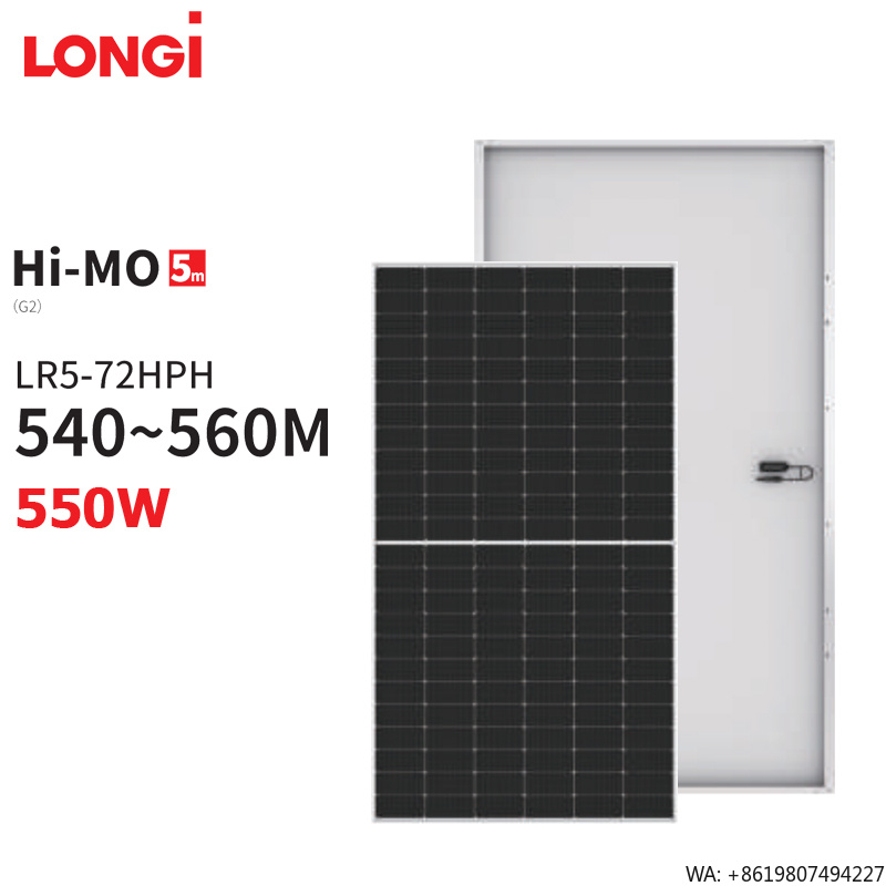 Longi Panel Lr5 - Longi Hi-Mo 5 LR5-72HPH 550W Half-Cell