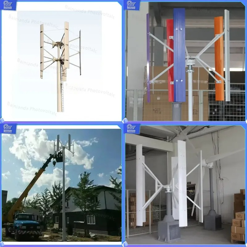 Renewable Energy Generation - 500W 1kW 2kW Verticale As Windturbine