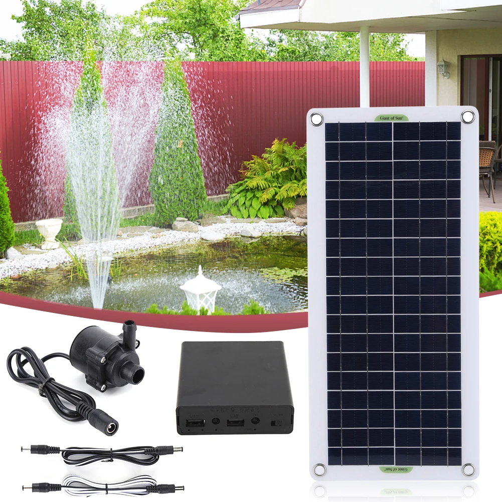 Solar Pool Pump Kit - 30W 800L/H DC 18V Geluidsarme Borstelloze