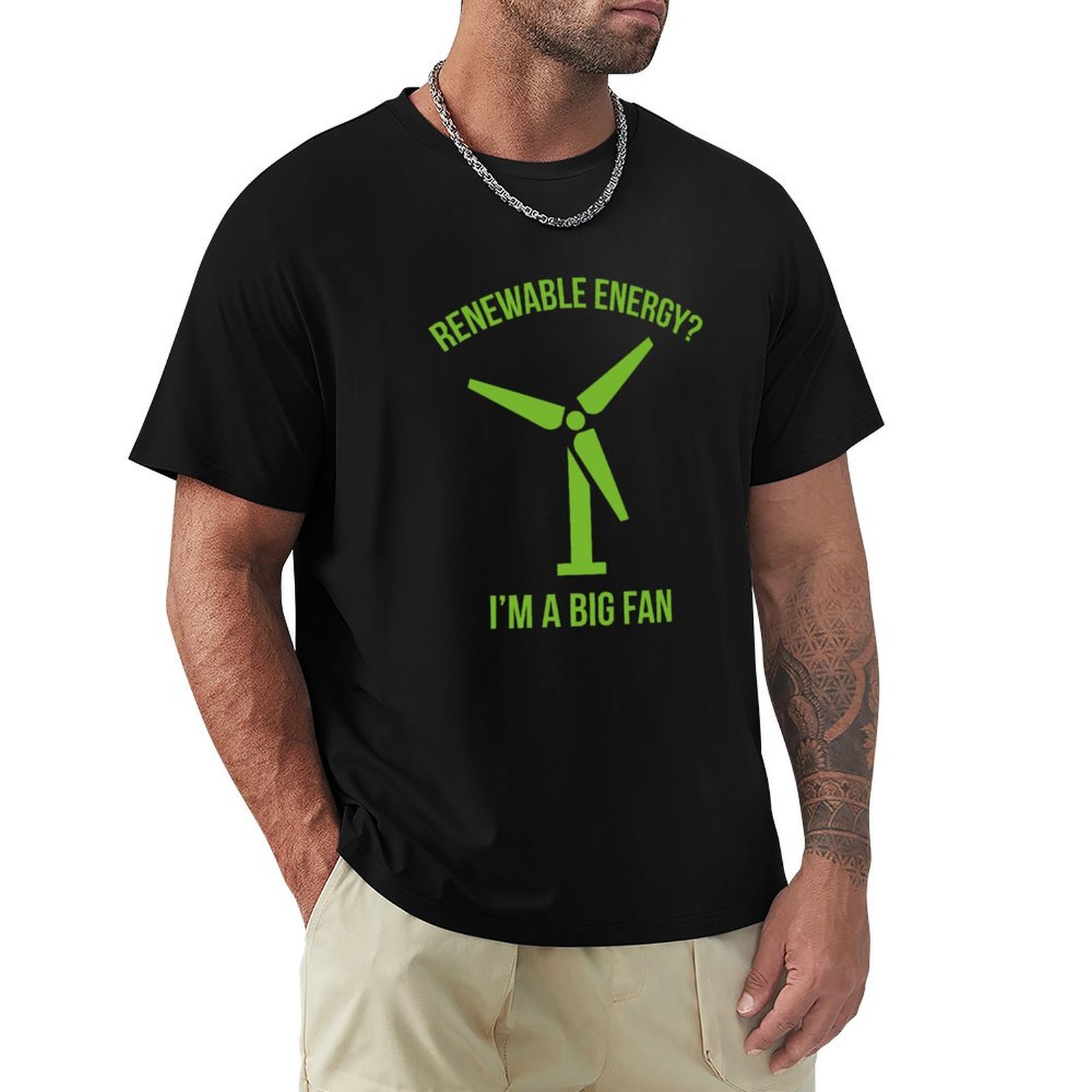 Renewable Energy Work - T-shirt voor duurzame energie, T-shirt voor