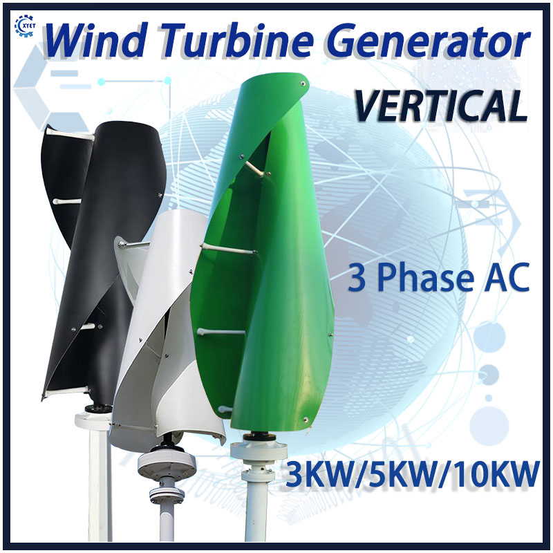 Renewable Energy Generation - Vrij energieopwekkende 10KW verticale asgenerator met