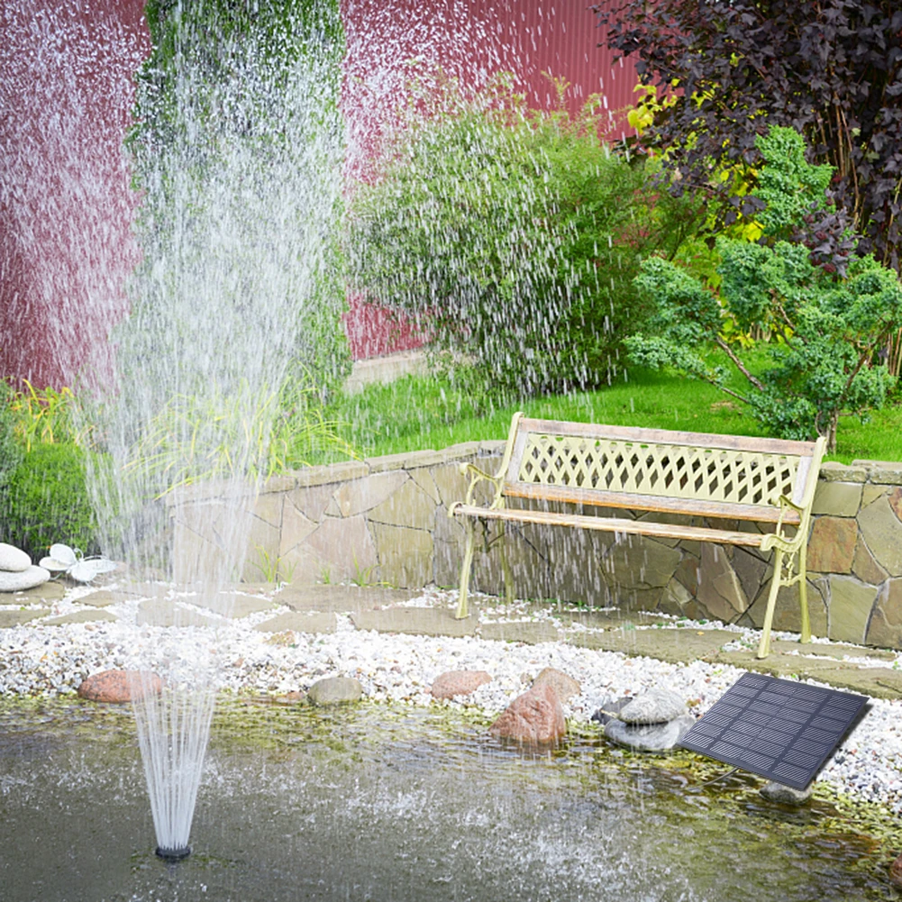 Zonnefontein met 6 sproeiers - - Solar Pool Pump Kit recensie en prijs