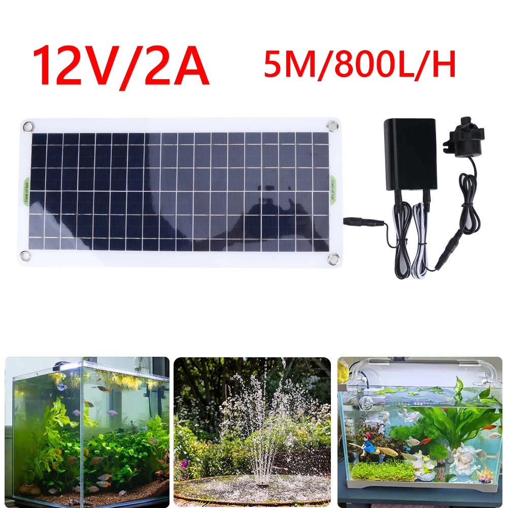 30W 800L/H DC 18V Geluidsarme  - Solar Pool Pump Kit recensie en prijs