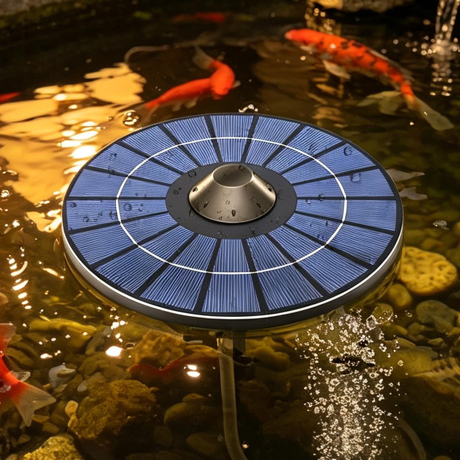 Zonne-aangedreven vijverbeluch - Solar Pool Pump Kit recensie en prijs