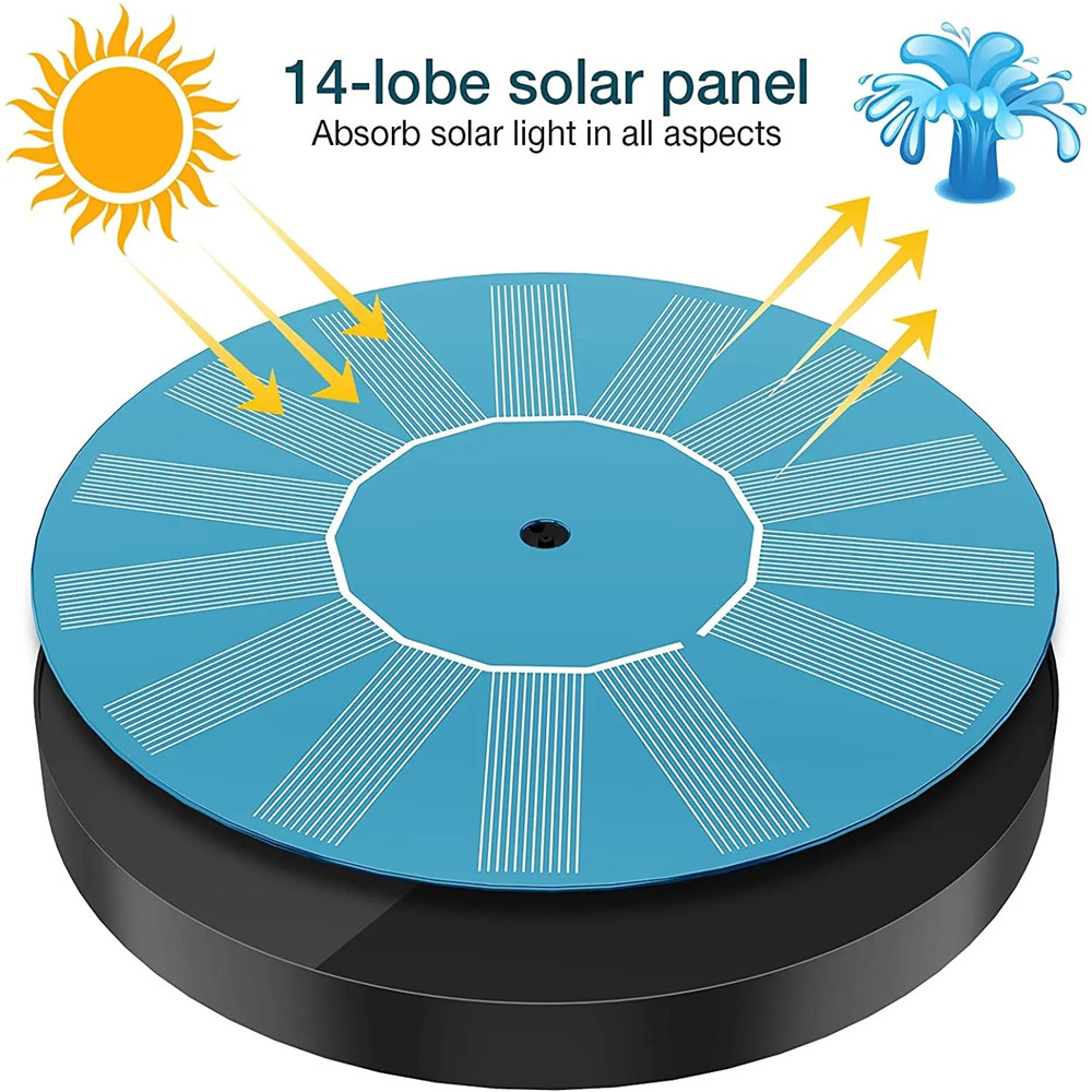 13 cm drijvend zonnepaneel zon - Solar Pool Pump Kit recensie en prijs