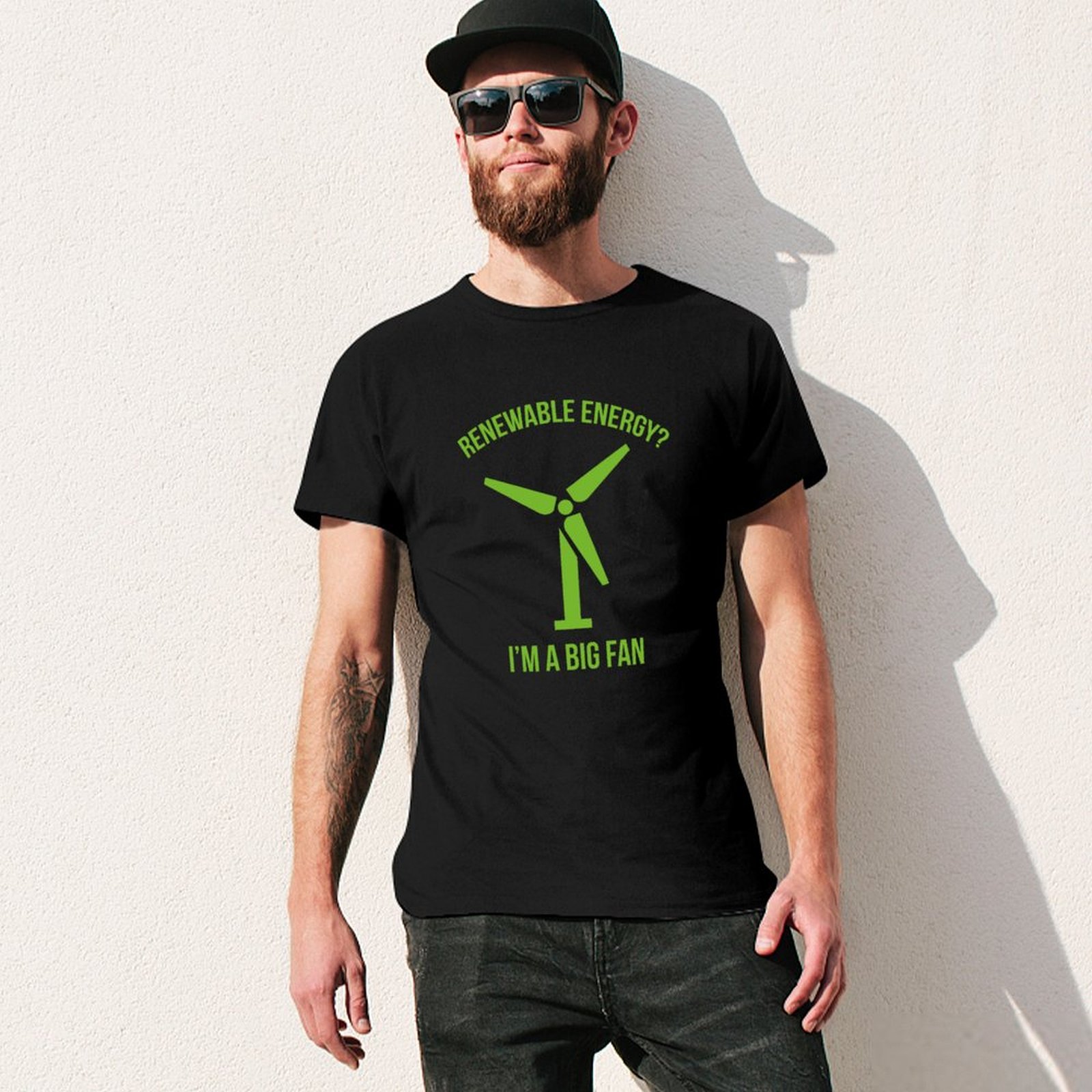 T-shirt voor duurzame energie, - Renewable Energy Work recensie en prijs