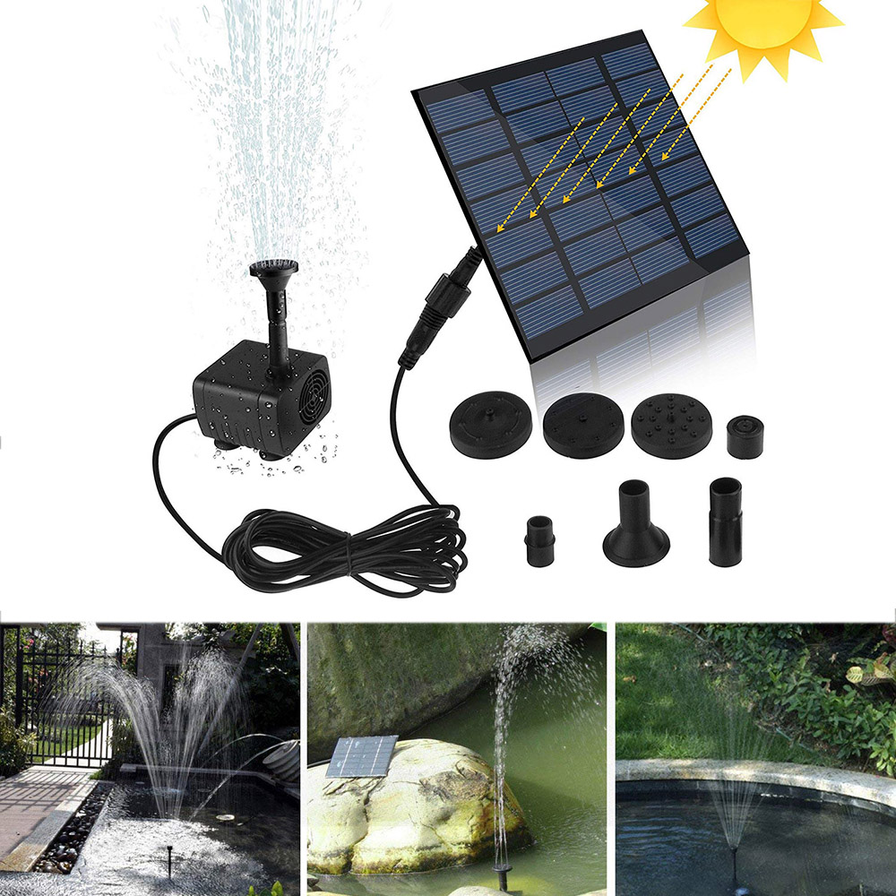 Mini Solar Fontein Pomp Waterp - Solar Pool Pump Kit recensie en prijs