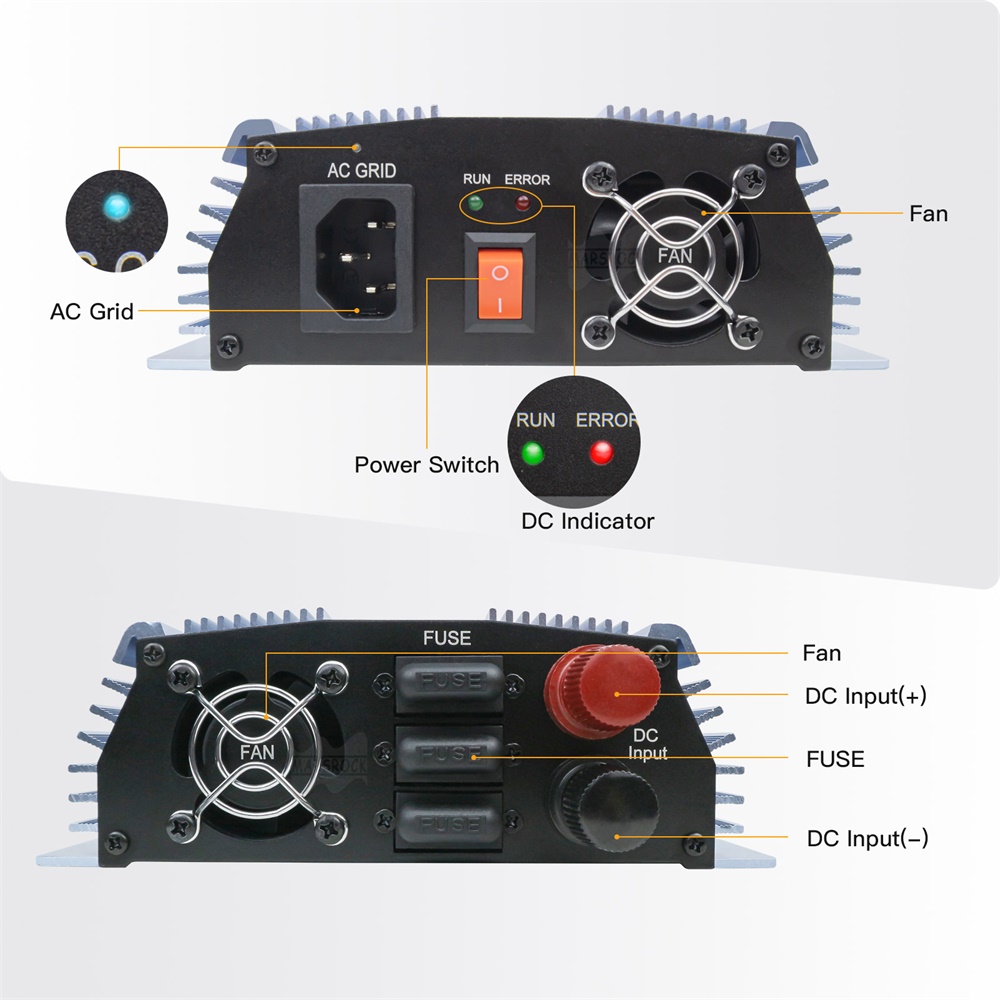 18V 24V 36V 1400W Solar Op Gri - Grid Tie Micro Inverter recensie en prijs